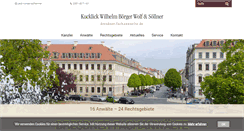 Desktop Screenshot of dresdner-fachanwaelte.de
