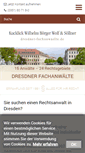 Mobile Screenshot of dresdner-fachanwaelte.de